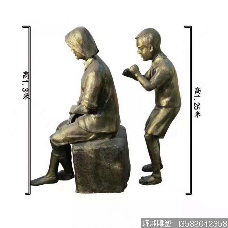 孝文化人物铜雕塑 广场孝道广场雕塑
