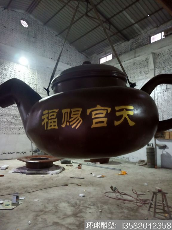 紫铜天壶加工定制厂家 紫铜天壶案例
